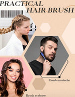 1/6pcsPointed Tail Edge Control Brush Comb Double Side Hair Brush For Hair Styling Salon Professional Brush Tools Hair Color Brush, Edge Control Brush 1pc Hair Brush/Hair Comb, Hair Brush, Comb, Hair Tools, Hair Products And Accessories For Barber Salon B