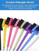 1/6pcsPointed Tail Edge Control Brush Comb Double Side Hair Brush For Hair Styling Salon Professional Brush Tools Hair Color Brush, Edge Control Brush 1pc Hair Brush/Hair Comb, Hair Brush, Comb, Hair Tools, Hair Products And Accessories For Barber Salon B