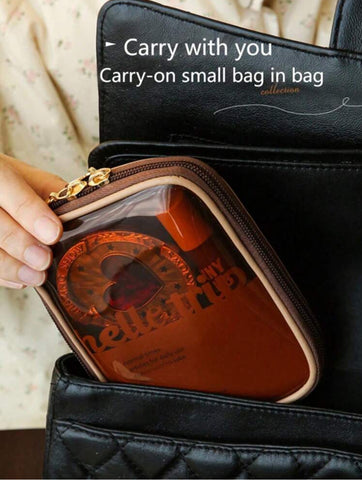 1pc Cosmetic Bag Women's Portable Large-Capacity Storage Bag 2024 New High-End Business Trip Skin Care Product Toiletry Bag Box Travel Essentials Holiday Essentials