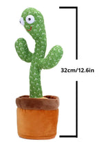 Dancing Cactus Repeat Talking Toy Song Speaker Wriggle Dancing Sing Toy Talk Plushie Stuffed Toys for Baby Adult Toys