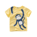 T-Shirt Children for Boys  And Girls Kids Shirts Child Baby Toddler Cotton Cartoon Tee Tops