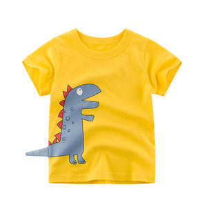 T-Shirt Children for Boys  And Girls Kids Shirts Child Baby Toddler Cotton Cartoon Tee Tops