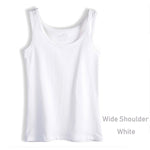 Summer Style Soft Cotton Women Tank Top Fitness Sexy Sleeveless T Shirt Elegant Lady White Tanks