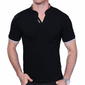 Summer Fashion Men T Shirt Casual Patchwork Short Sleeve T Shirt Mens Clothing