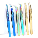 1 Pcs Eyelashes Tweezers Stainless High Precision Anti-static