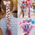 Butterfly Colorful Braid Headband