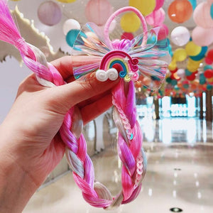 Butterfly Colorful Braid Headband