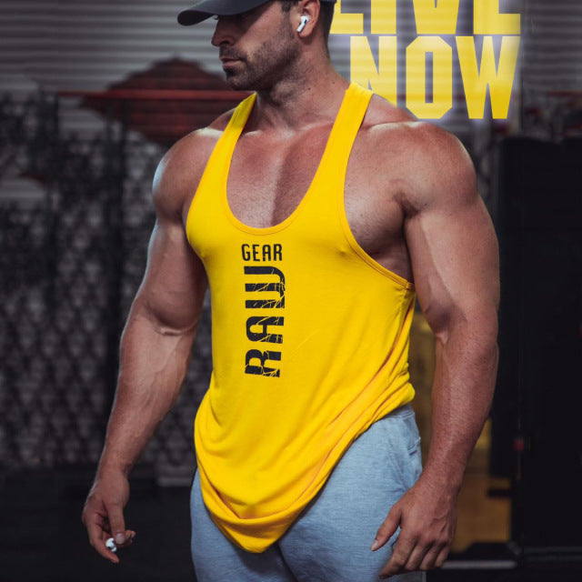 mens cotton tank tops shirt sleeveless male casual sports man Workout