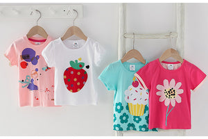 Children Clothing Summer New Arrival Baby Top Basic Shirt 100% Cotton Girls Short-Sleeve T-Shirt