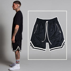 Men Casual Shorts Summer New Running Fitness Fast-drying Trend Short Pants Training Pants