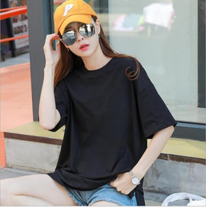 Women Black And White Stripes O Neck Casual Tops Long Sleeve T-shirt