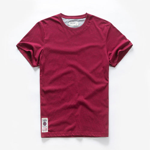 Men T-shirt Cotton Solid Color t shirt Men Causal O-neck Basic T shirt Male High Quality Classical Tops