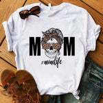 Women T-shirt  Skull Deer Turban T-shirt Clothes Short Sleeve Graphic T-shirt Tops