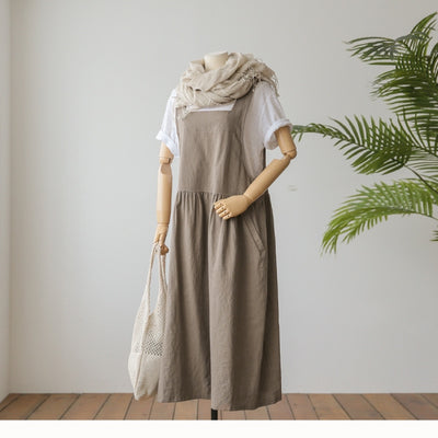 Summer Dress Ladies Dress Plus Cotton Women Tank Sleeveless Dress