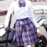 Summer Skirts Women  High Waisted Kawaii Pleated Skirt Ladies Sweet Casual Mini Skirts Women