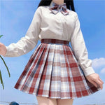 Summer Skirts Women  High Waisted Kawaii Pleated Skirt Ladies Sweet Casual Mini Skirts Women