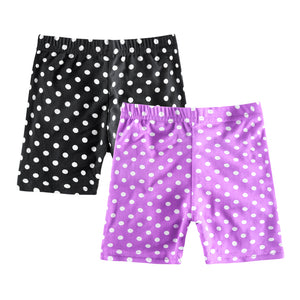 2pc Summer Kids Girls Shorts Cotton Safety Pant Girls Short Beach Pants Kids Girls Short Leggings