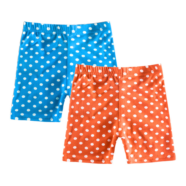 2pc Summer Kids Girls Shorts Cotton Safety Pant Girls Short Beach Pants Kids Girls Short Leggings