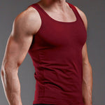 Men Casual Tank Summer High Quality Man Clothes Sleeveless Slim Fit Vest