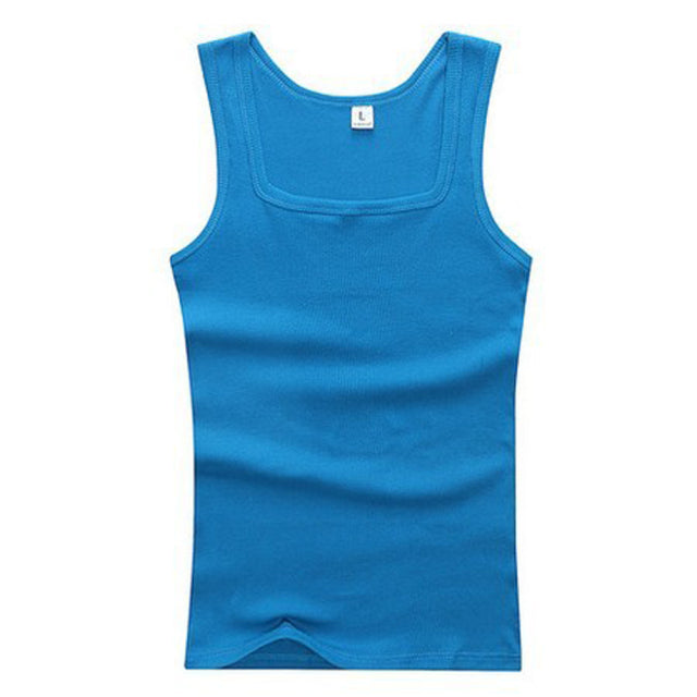 Men Casual Tank Summer High Quality Man Clothes Sleeveless Slim Fit Vest