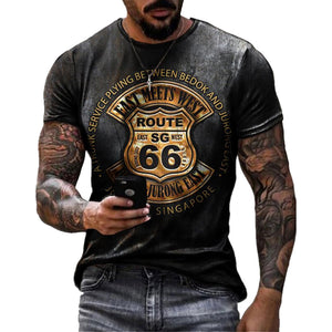 Summer New Mens T Shirts Clothes Short Sleeve Fashion  Letters Printed O Collared Tshirt