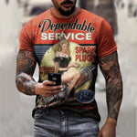 Summer New Mens T Shirts Clothes Short Sleeve Fashion  Letters Printed O Collared Tshirt