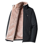 Classic Warm Thick Fleece Parkas Jacket Coat