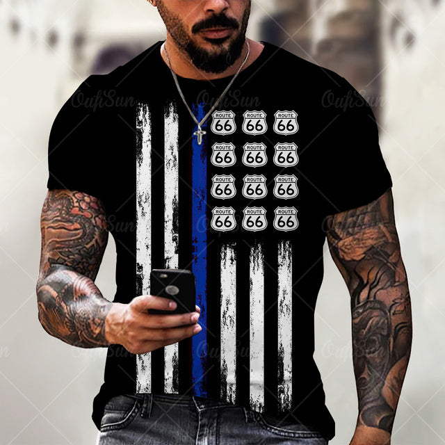 Summer New Mens T Shirts Clothes Short Sleeve Fashion  Letters Printed O Collared Tshirt