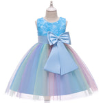 Girl Summer Lace Princess Dress Children Floral Gown Dresses For Girls