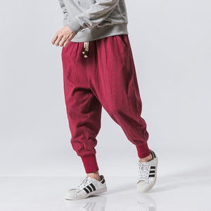 Baggy Drop-crotch Pants