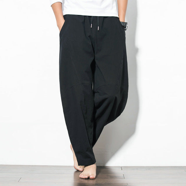 Baggy Drop-crotch Pants