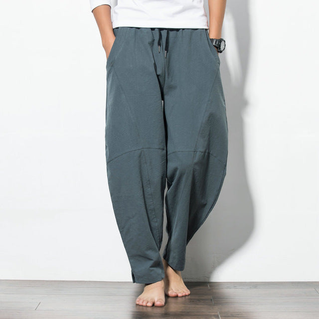 Baggy Drop-crotch Pants