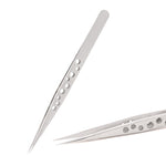 1 Pcs Eyelashes Tweezers Stainless High Precision Anti-static