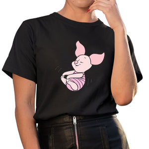 New Disney T-shirt Cute Winnie the Pooh Bear Graphic Female Clothing Casual Ladies Tshirt