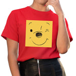 New Disney T-shirt Cute Winnie the Pooh Bear Graphic Female Clothing Casual Ladies Tshirt