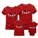 Christmas Family Look Mom And Me Clothes Adult Kids T-shirt Baby Outfits