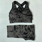 Adapt Camo Seamless Yoga Set For Women Workout Summer Clothes Sports Bra