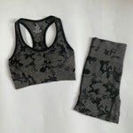 Adapt Camo Seamless Yoga Set For Women Workout Summer Clothes Sports Bra