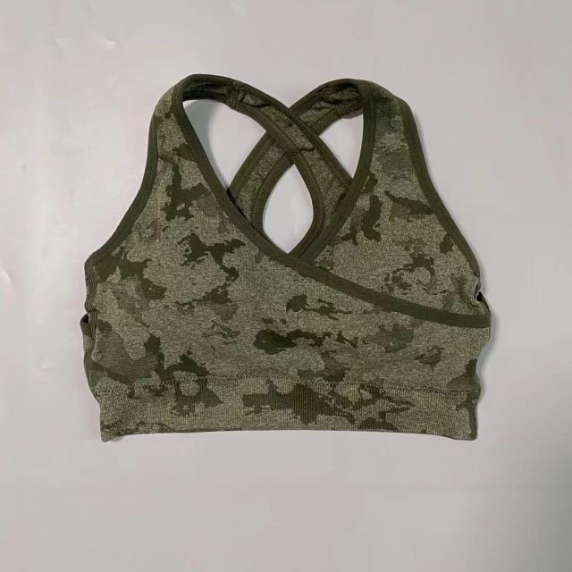 Adapt Camo Seamless Yoga Set For Women Workout Summer Clothes Sports Bra