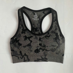 Adapt Camo Seamless Yoga Set For Women Workout Summer Clothes Sports Bra