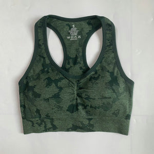 Adapt Camo Seamless Yoga Set For Women Workout Summer Clothes Sports Bra