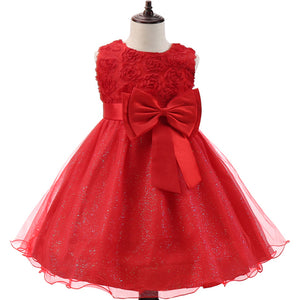 Girl Flower Princess Dress Children Summer Tutu Wedding Birthday Party Dresses