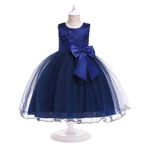 Girl Flower Princess Dress Children Summer Tutu Wedding Birthday Party Dresses