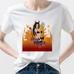 Aesthetic Soft Girl Y2K Accessories Pin Up Clothing Grunge Beauty Sexy Woman Tee Shirt