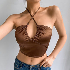 Corset Sexy Tank Crop Tops Women Cyber Accessories Summer Body Blouse Aesthetic