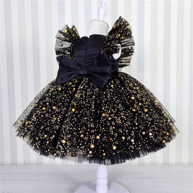 Baby Girl Party Gown Flower Girls Dresses for Wedding  Birthday Kids Clothes