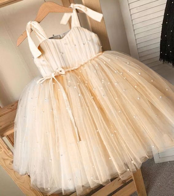 Baby Girl Party Gown Flower Girls Dresses for Wedding  Birthday Kids Clothes