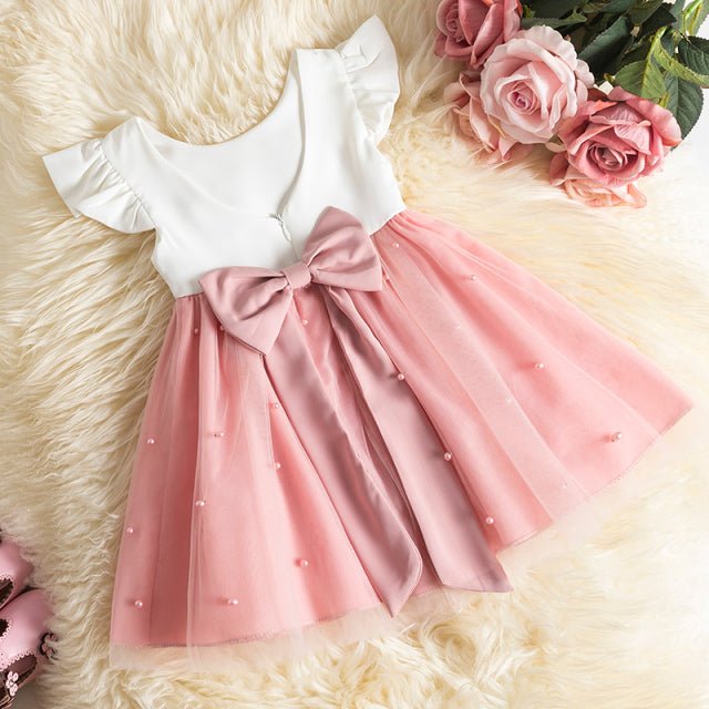 Baby Girl Party Gown Flower Girls Dresses for Wedding  Birthday Kids Clothes