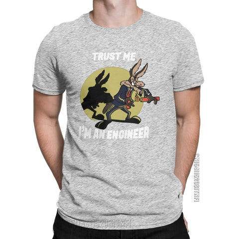 Trust Me Im An Engineer T Shirt For Men Pure Cotton Vintage T-Shirt