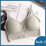 Women Tank Crop Top Seamless Underwear Female Crop Tops Sexy Padded Camisole